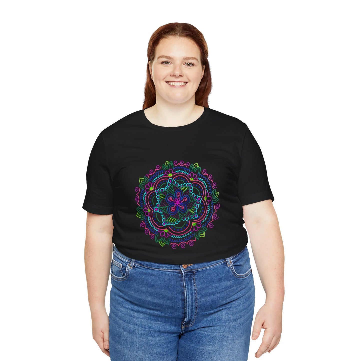 Unisex Jersey Short Sleeve Tee (Mandala)