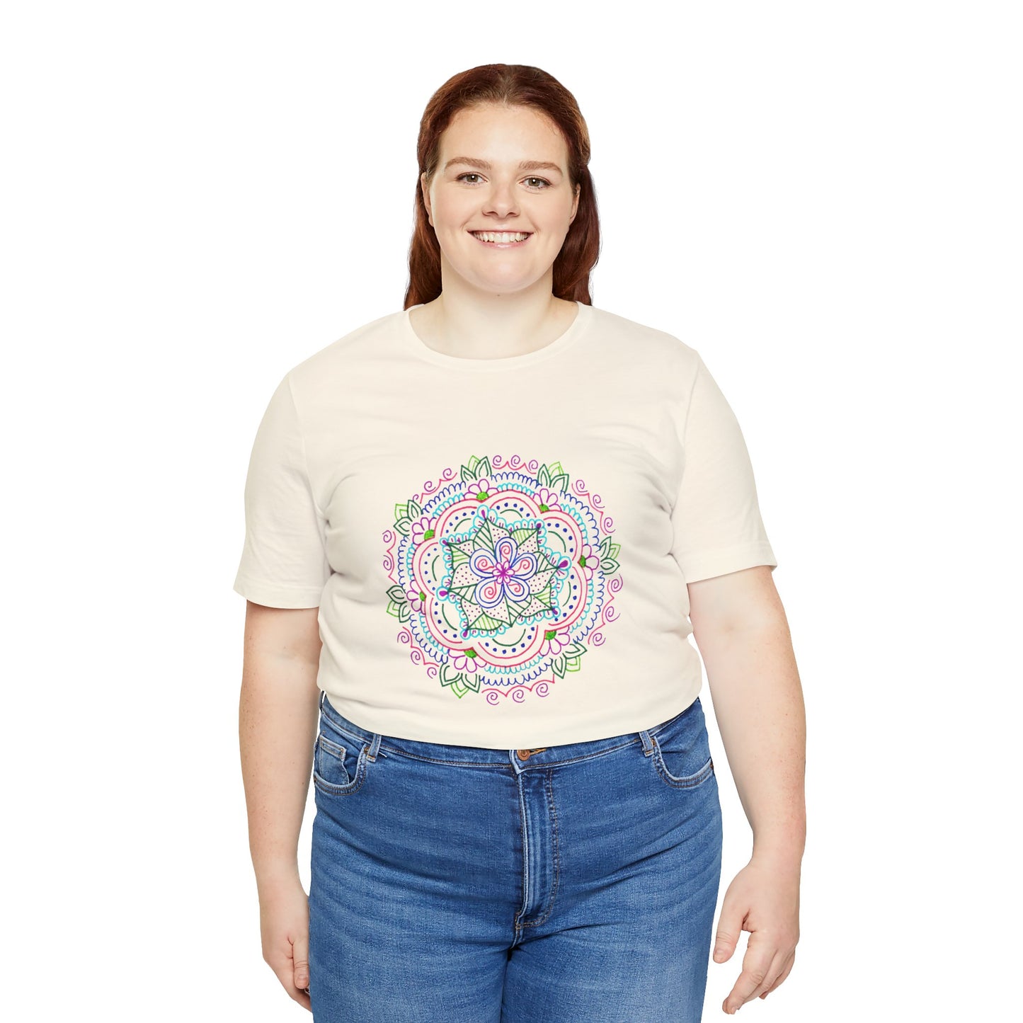 Unisex Jersey Short Sleeve Tee (Mandala)