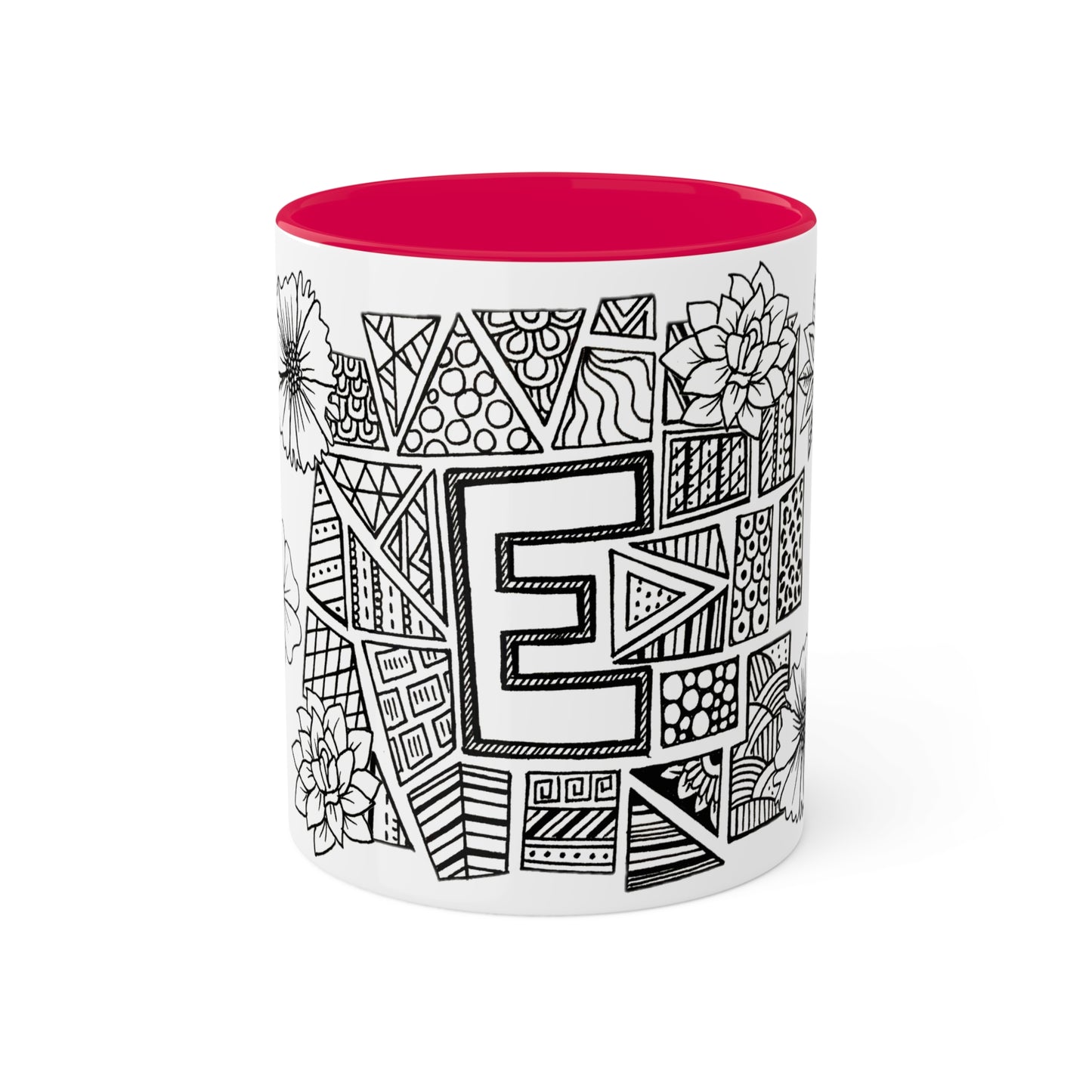 Mugs, 11oz (Monogram E)