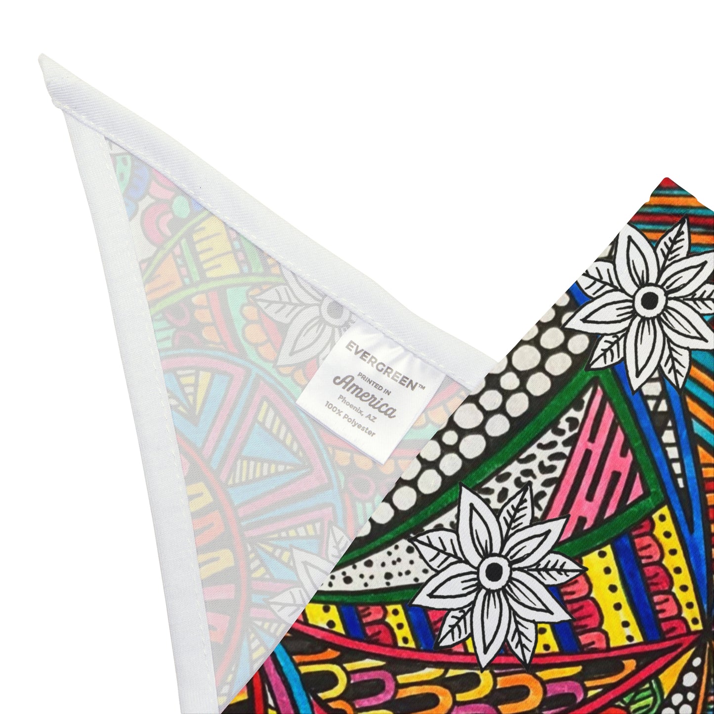 Pet Bandana (Colour+Flower)