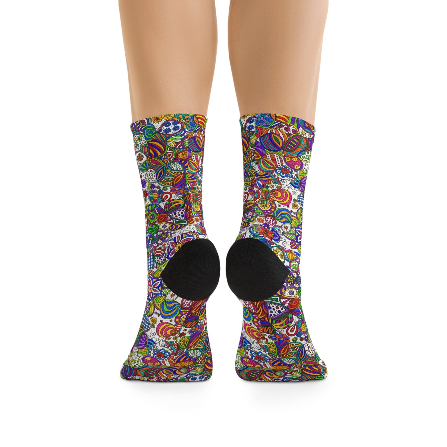 Colour Pattern Recycled Poly Socks