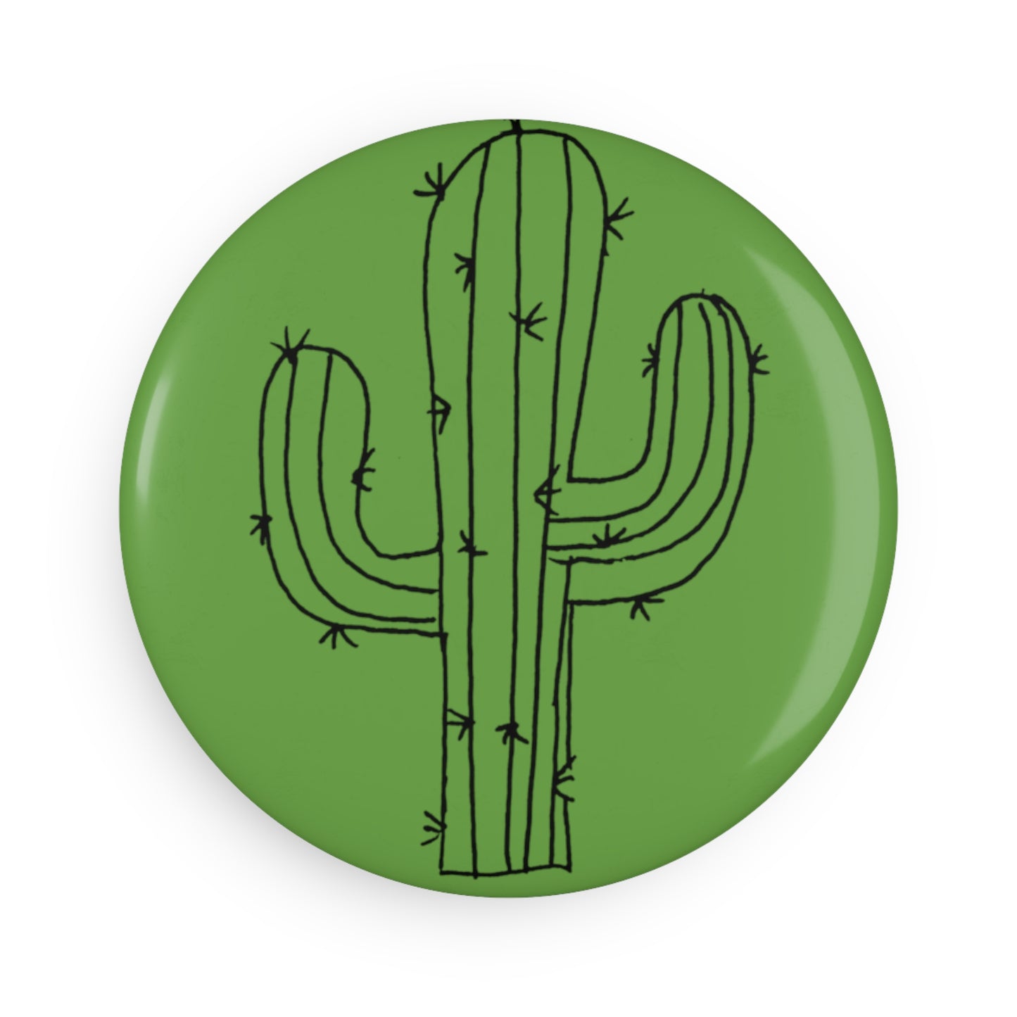 Button Magnet (Cactus)