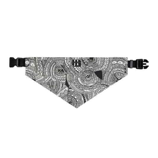 Pet Bandana Collar (Mandala Swirl)