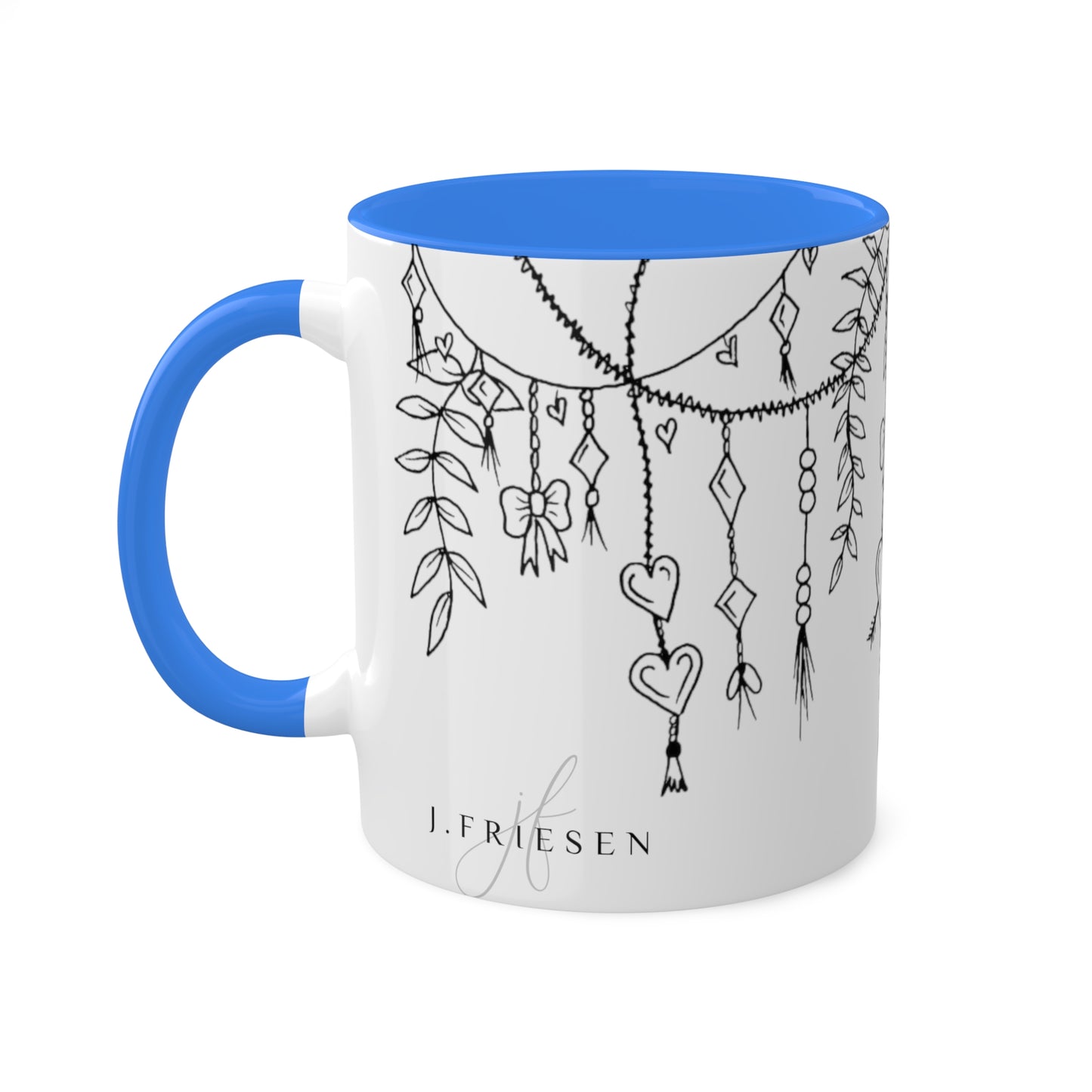 Mugs, 11oz (Draping Hearts)