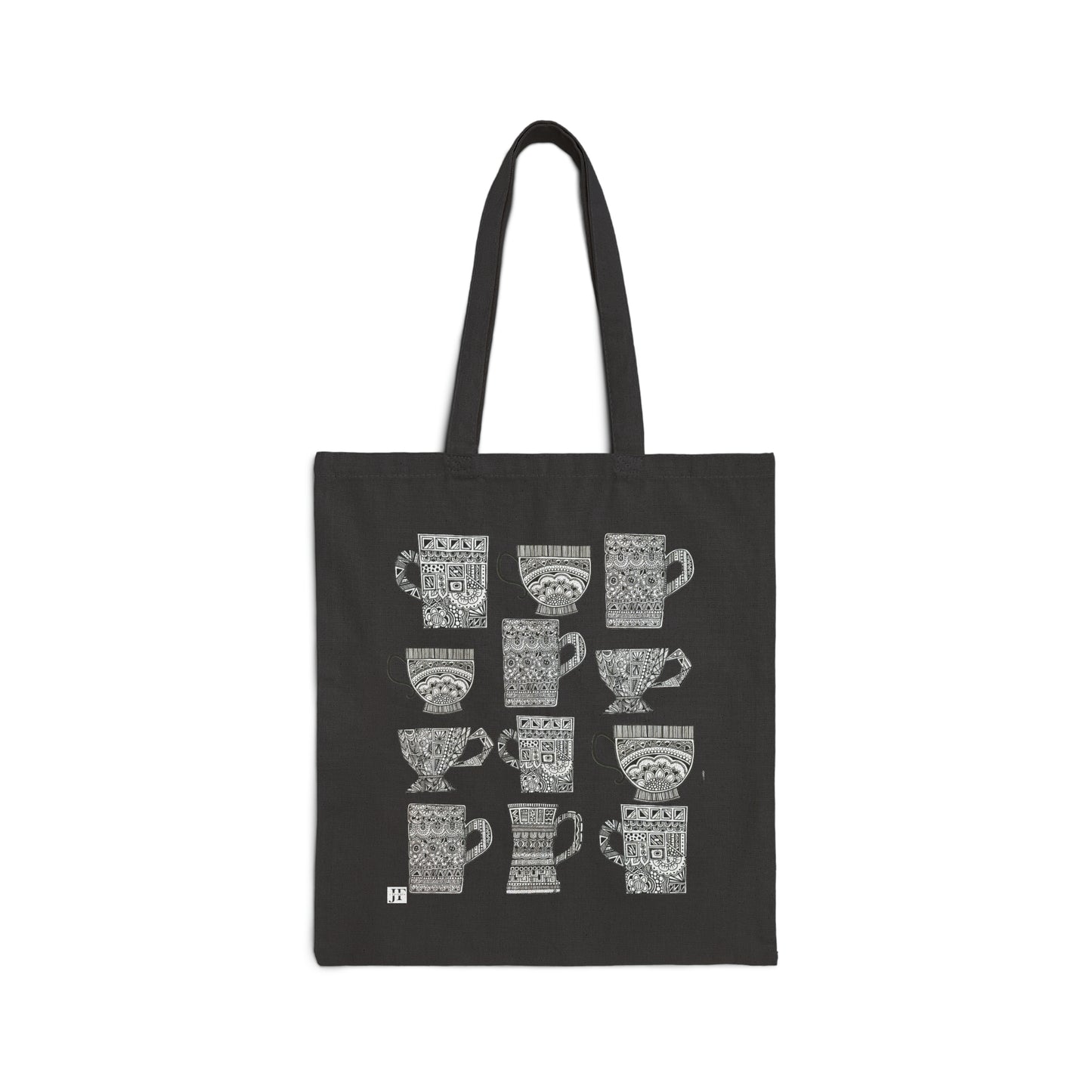 Cotton Canvas Tote Bag (Mugs)