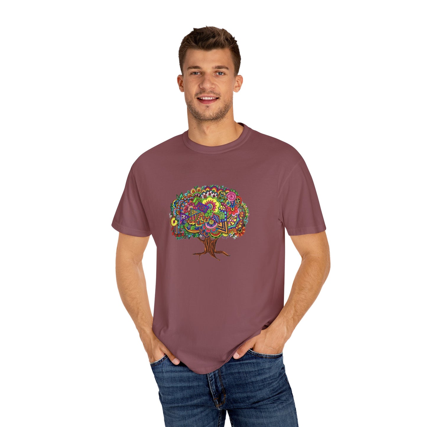 Unisex Garment-Dyed T-shirt (Tree of Eden)