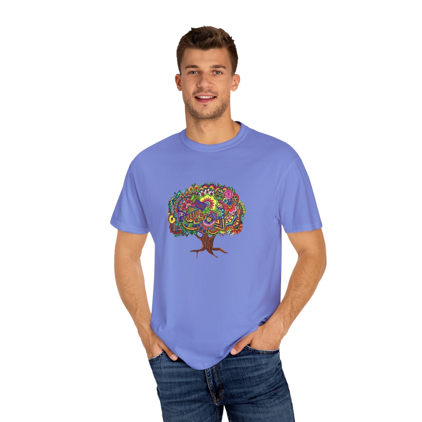 Unisex Garment-Dyed T-shirt (Tree of Eden)