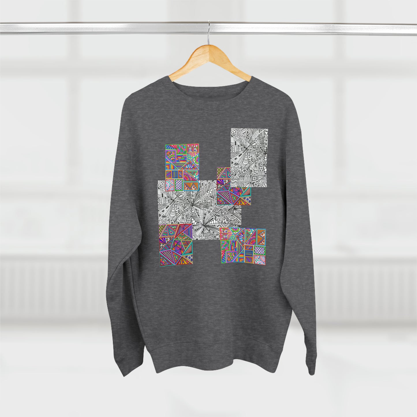 Unisex Crewneck Sweatshirt (B&W/Colour)