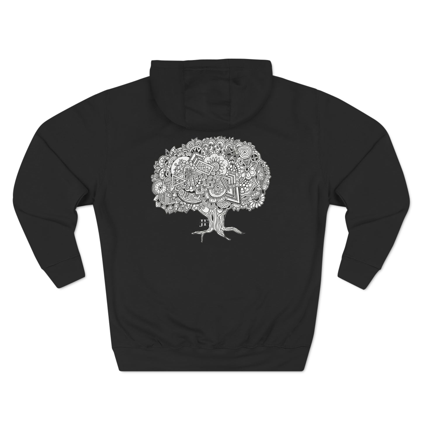 Three-Panel Fleece Hoodie (Tree of Eden)