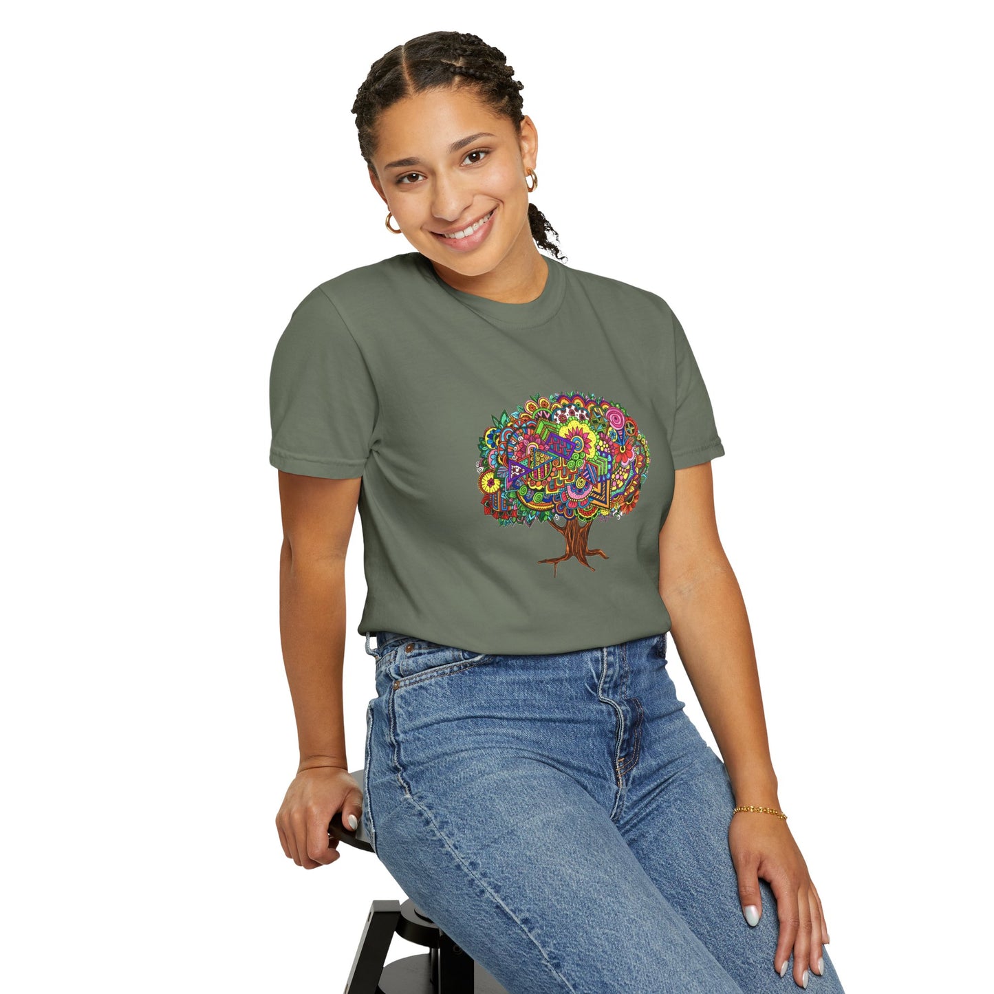 Unisex Garment-Dyed T-shirt (Tree of Eden)