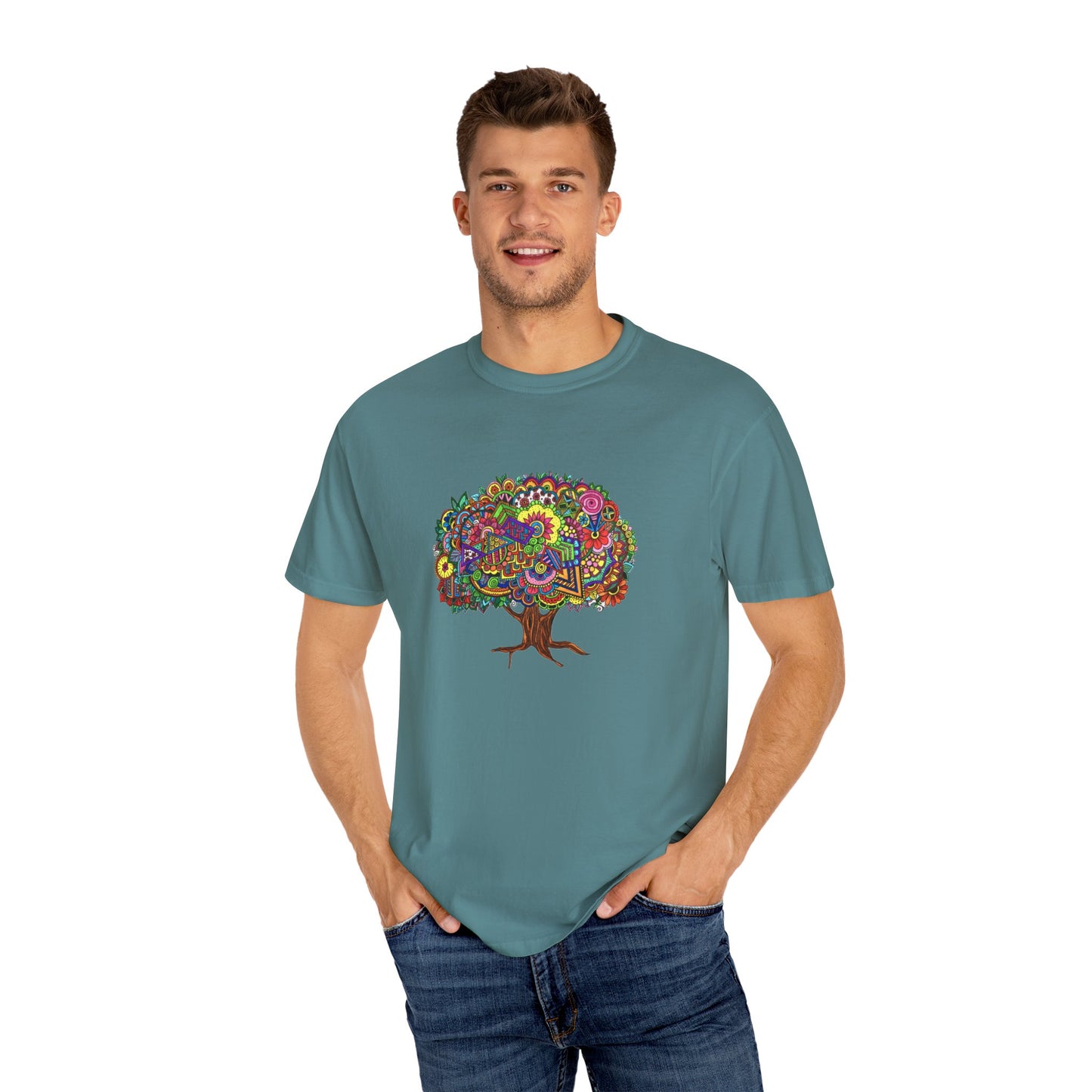 Unisex Garment-Dyed T-shirt (Tree of Eden)