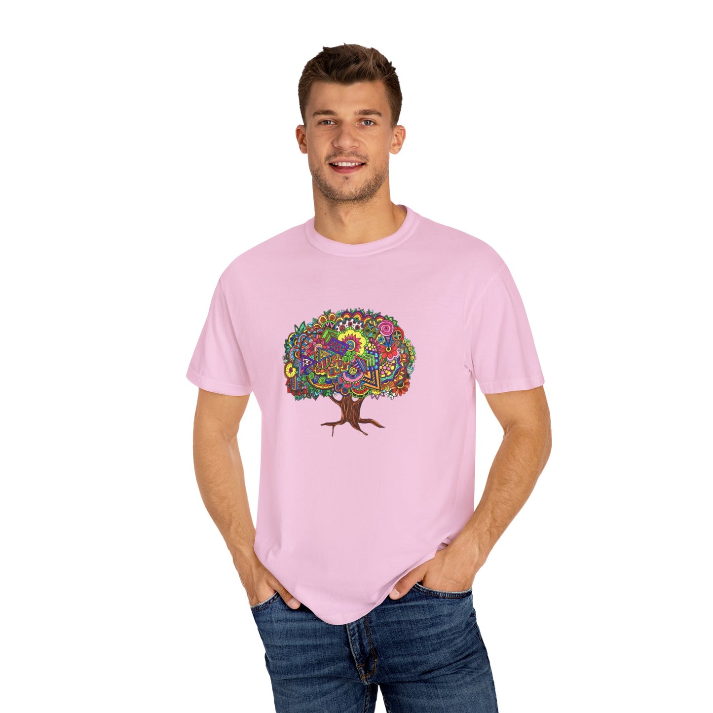 Unisex Garment-Dyed T-shirt (Tree of Eden)