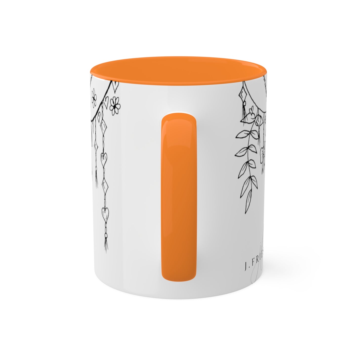 Mugs, 11oz (Draping Hearts)