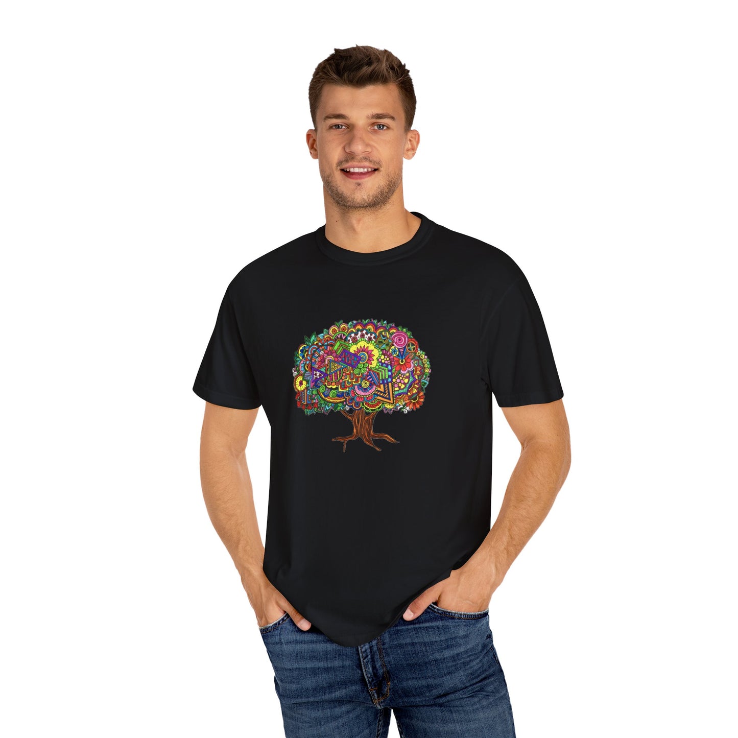 Unisex Garment-Dyed T-shirt (Tree of Eden)