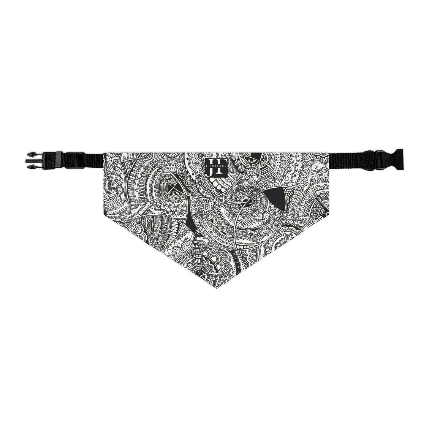 Pet Bandana Collar (Mandala Swirl)