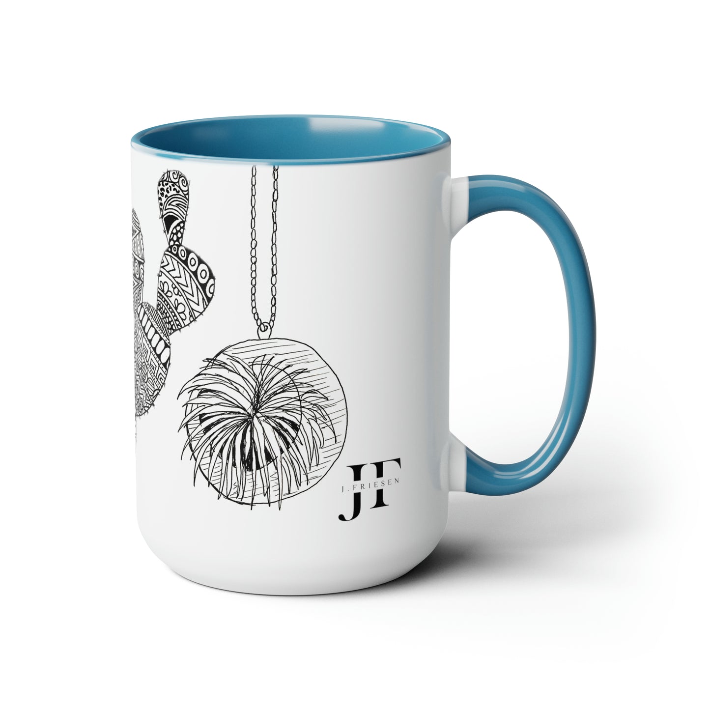 Two-Tone Mugs, 15oz (Plant Lover)