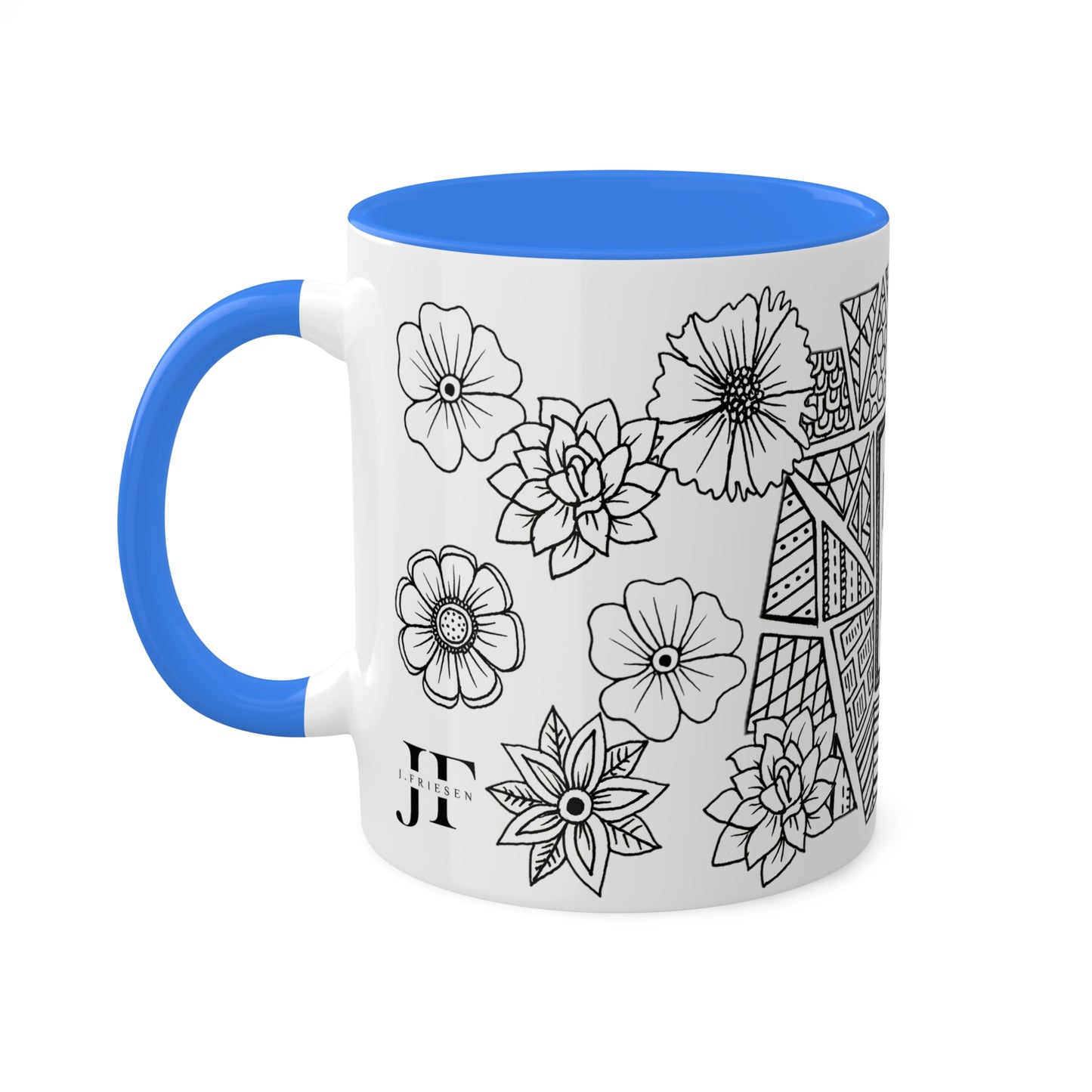 Mugs, 11oz (Monogram E)