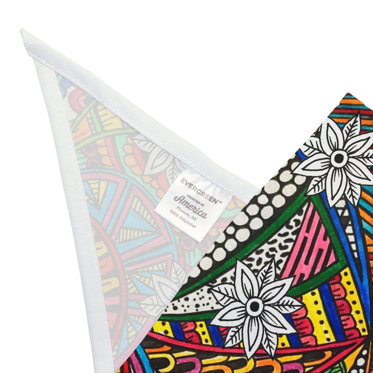 Pet Bandana (Colour+Flower)