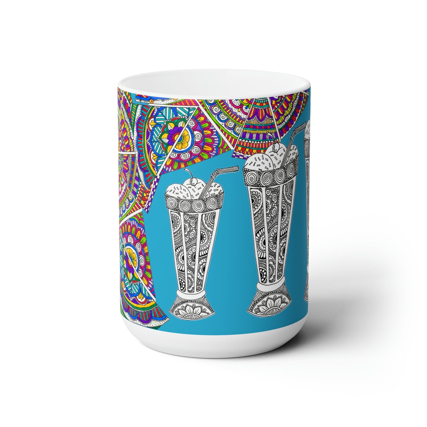 Ceramic Mug 15oz (Milkshake)