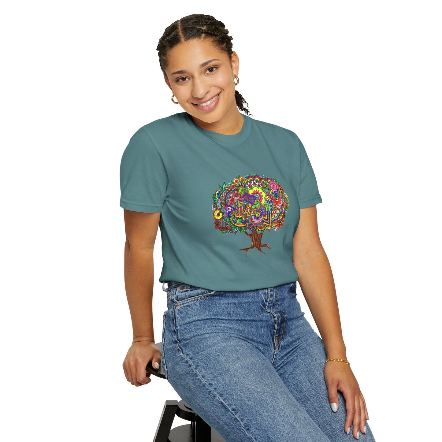 Unisex Garment-Dyed T-shirt (Tree of Eden)