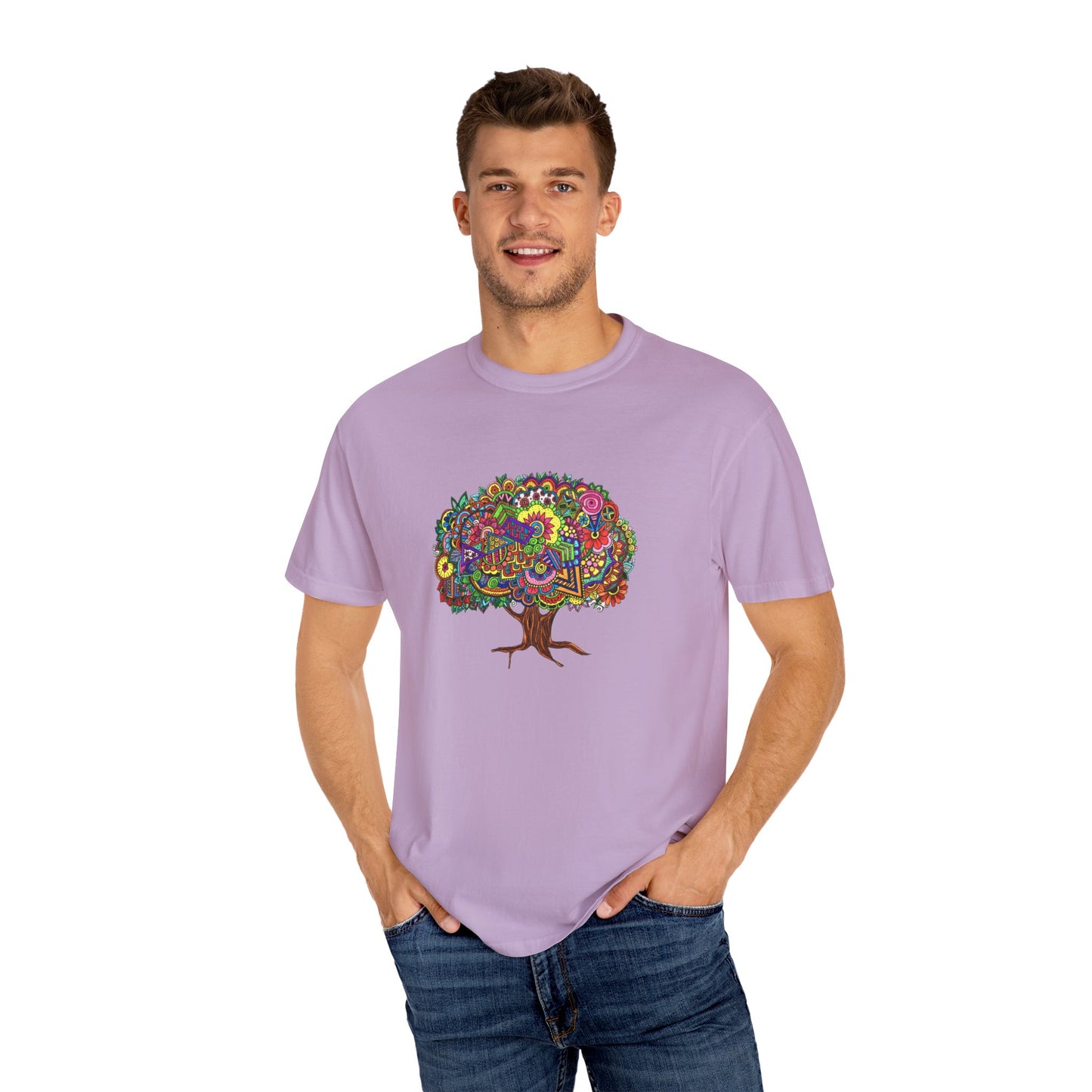 Unisex Garment-Dyed T-shirt (Tree of Eden)