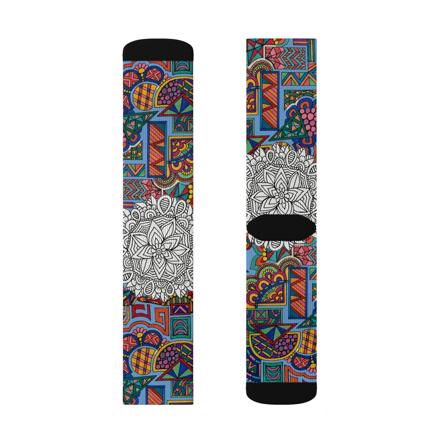 Socks (Mandala/B&W)