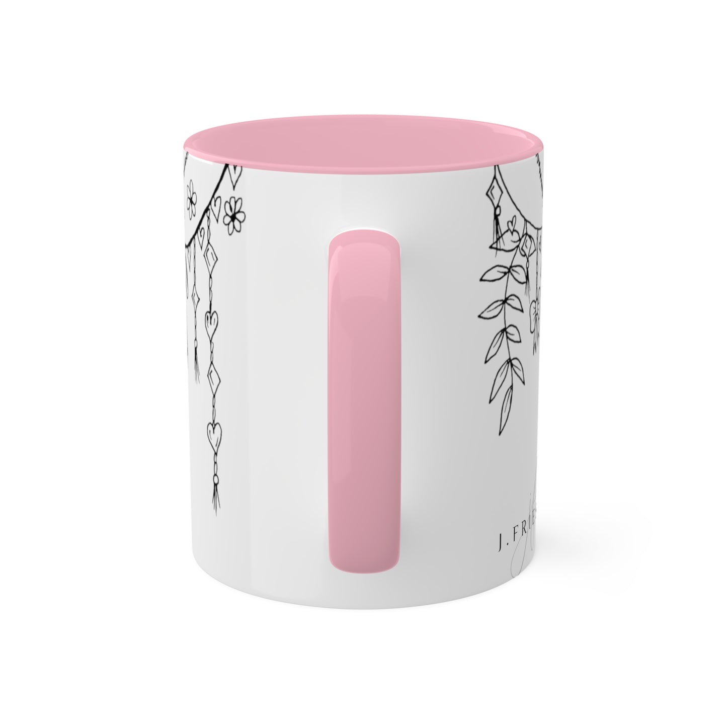 Mugs, 11oz (Draping Hearts)