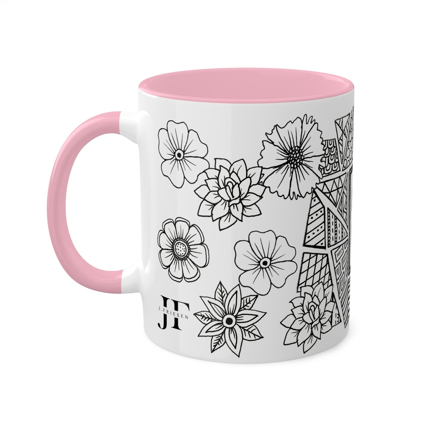 Mugs, 11oz (Monogram E)