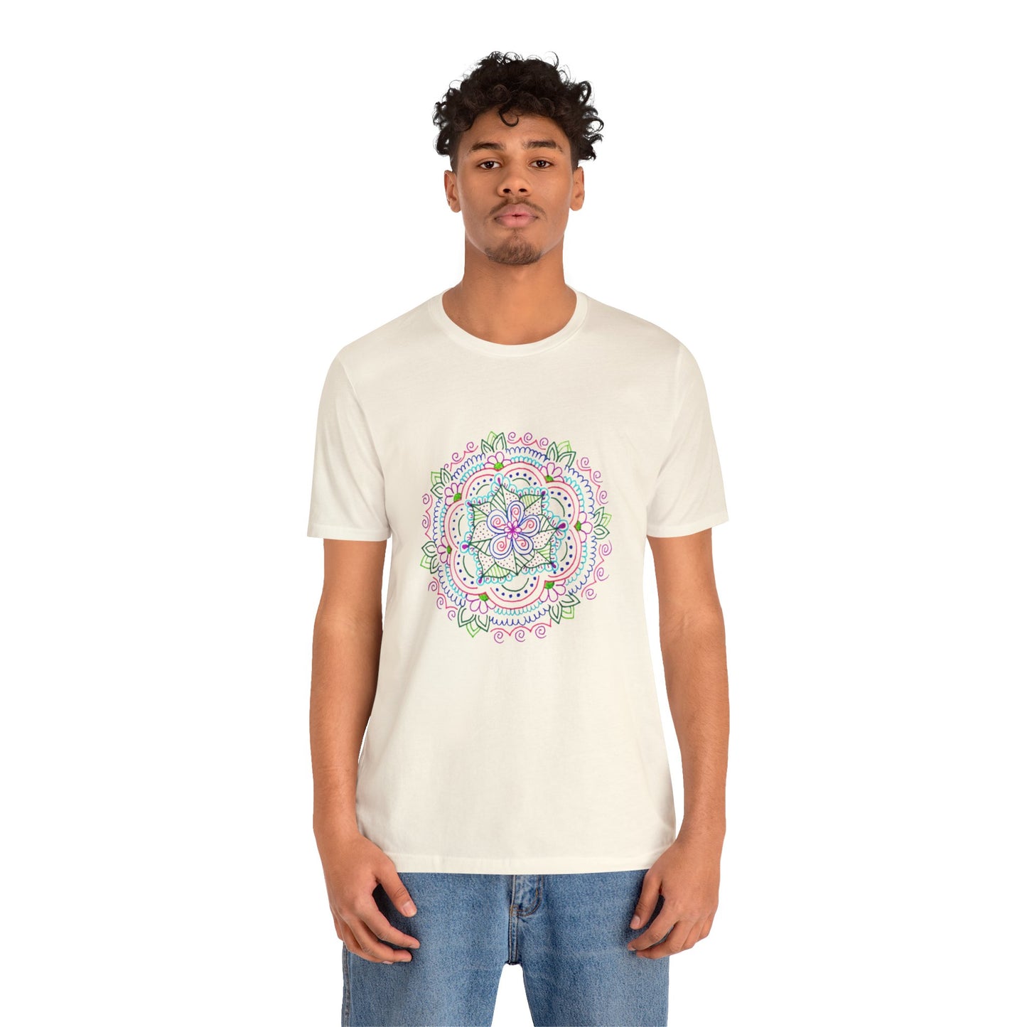 Unisex Jersey Short Sleeve Tee (Mandala)