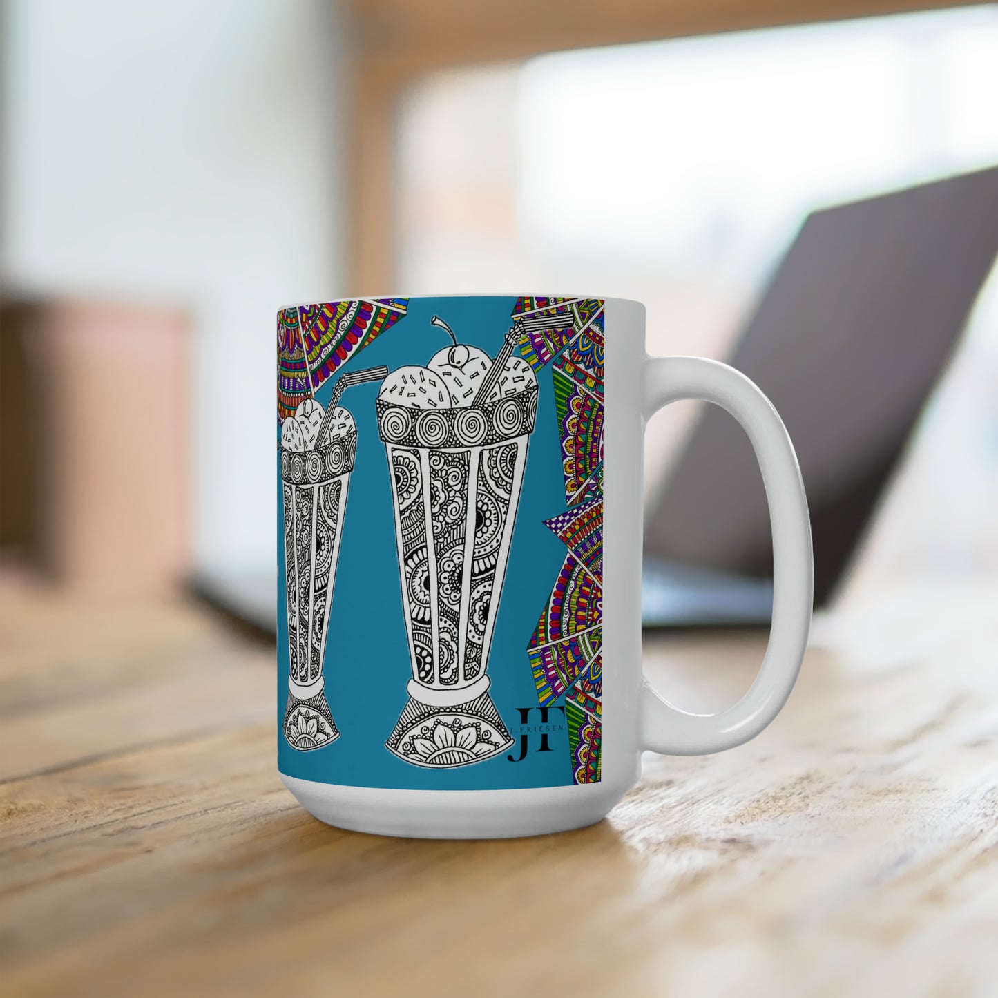 Ceramic Mug 15oz (Milkshake)