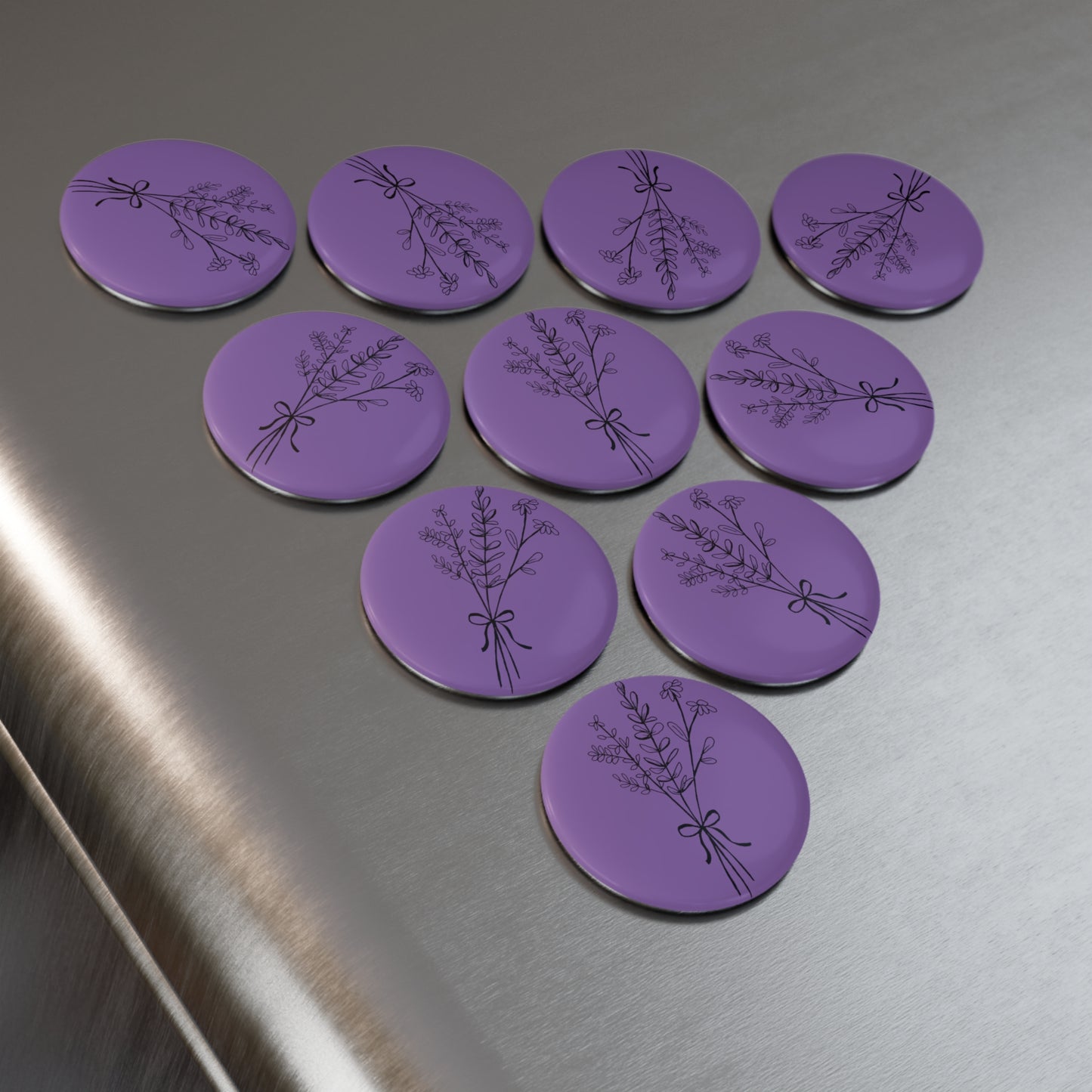 Button Magnet (Lavender)