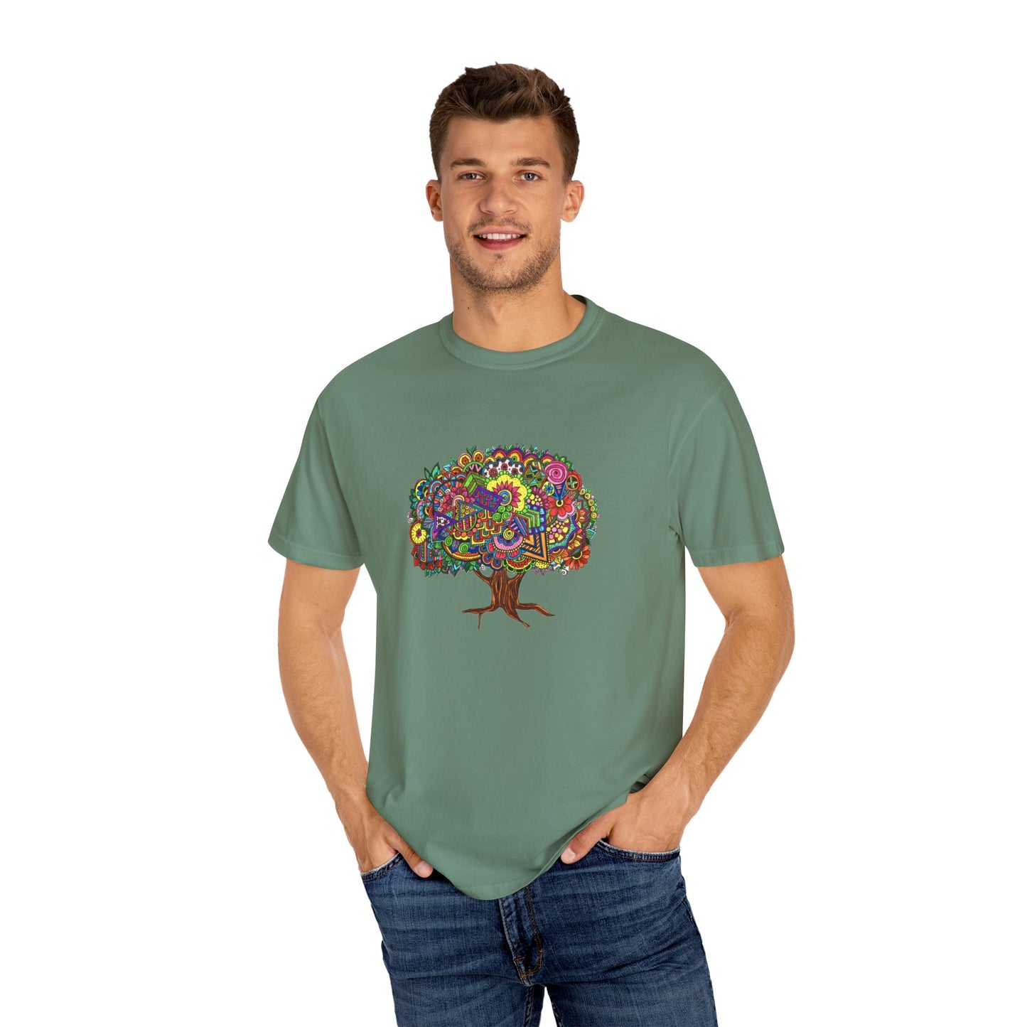 Unisex Garment-Dyed T-shirt (Tree of Eden)