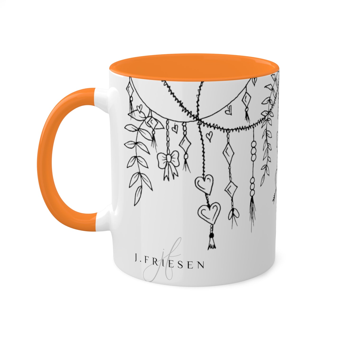 Mugs, 11oz (Draping Hearts)