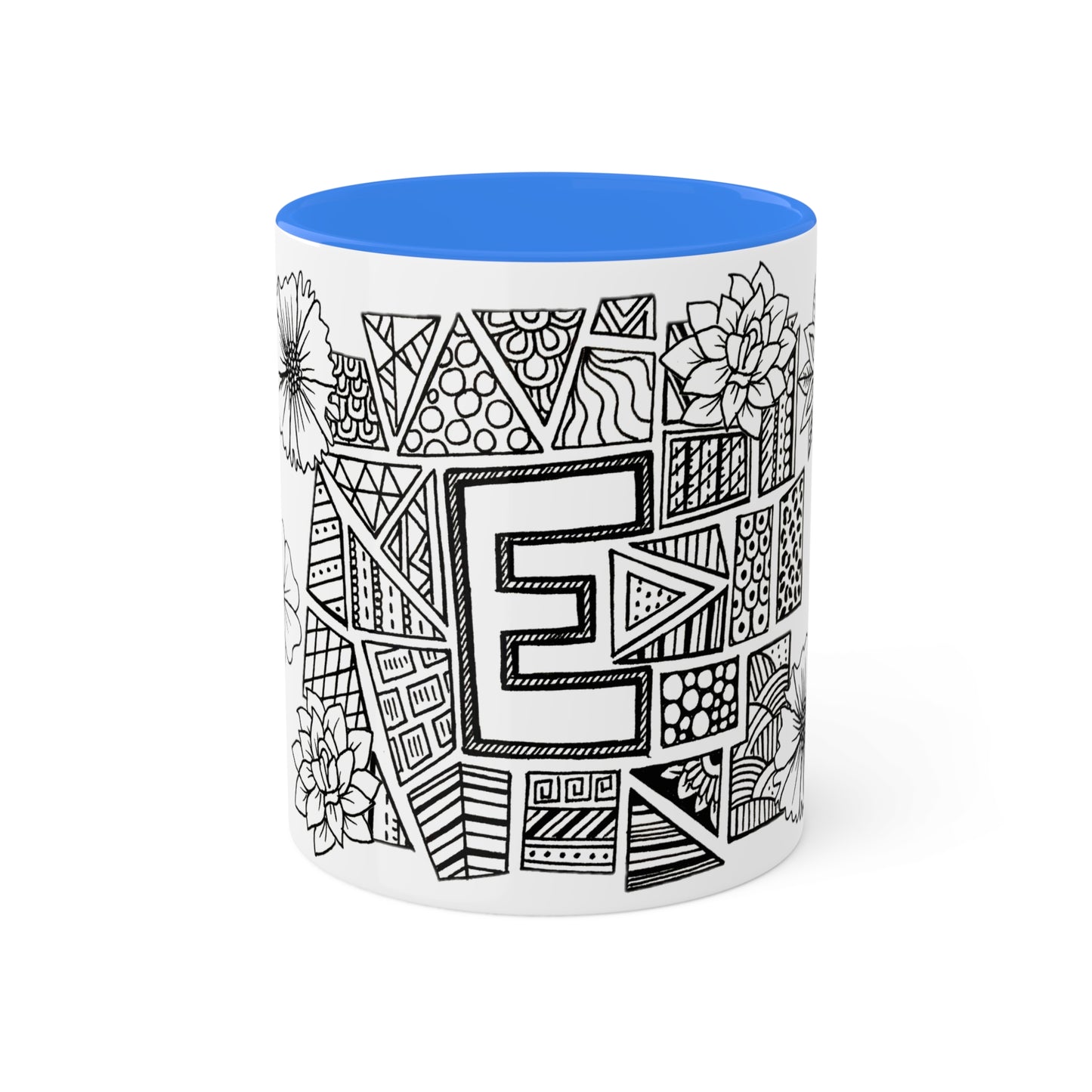 Mugs, 11oz (Monogram E)