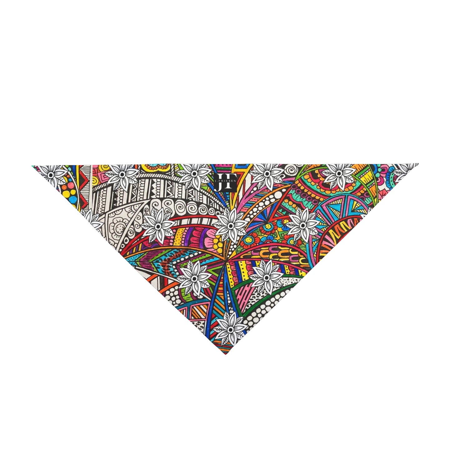 Pet Bandana (Colour+Flower)