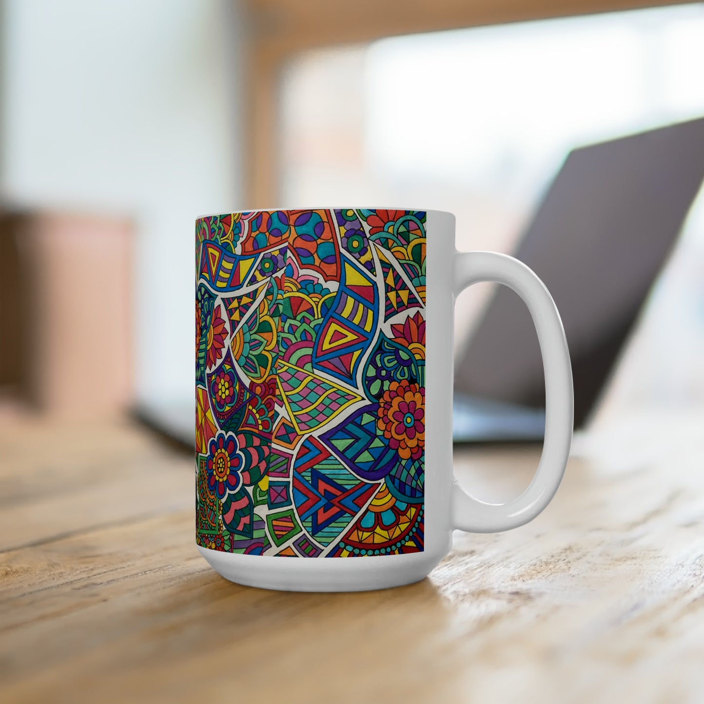 Ceramic Mug 15oz (colour galore)