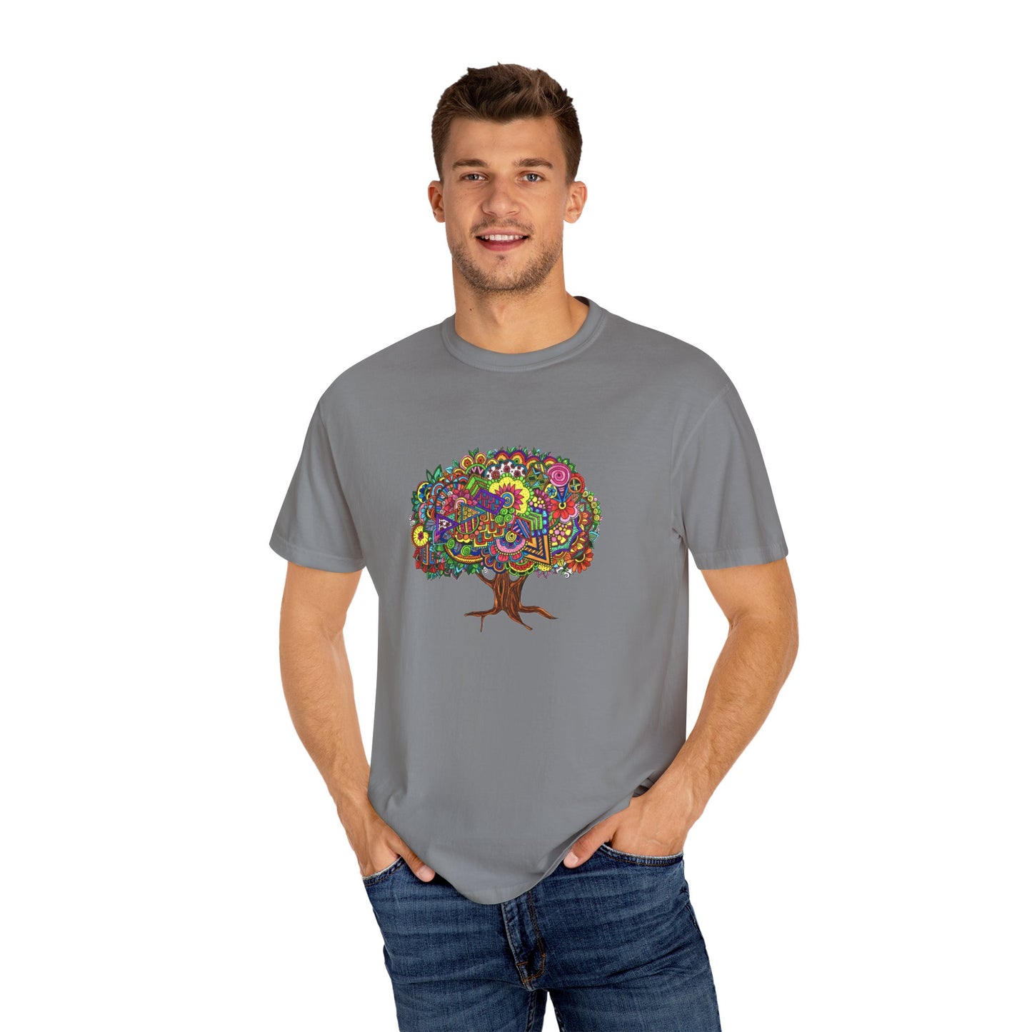 Unisex Garment-Dyed T-shirt (Tree of Eden)