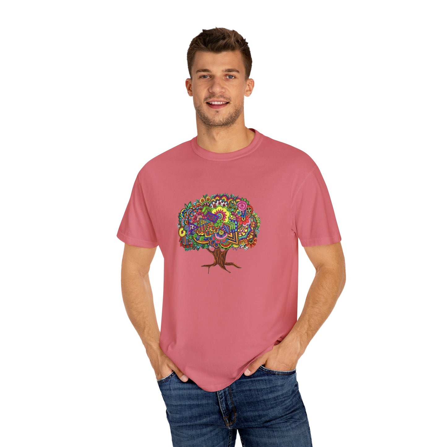 Unisex Garment-Dyed T-shirt (Tree of Eden)