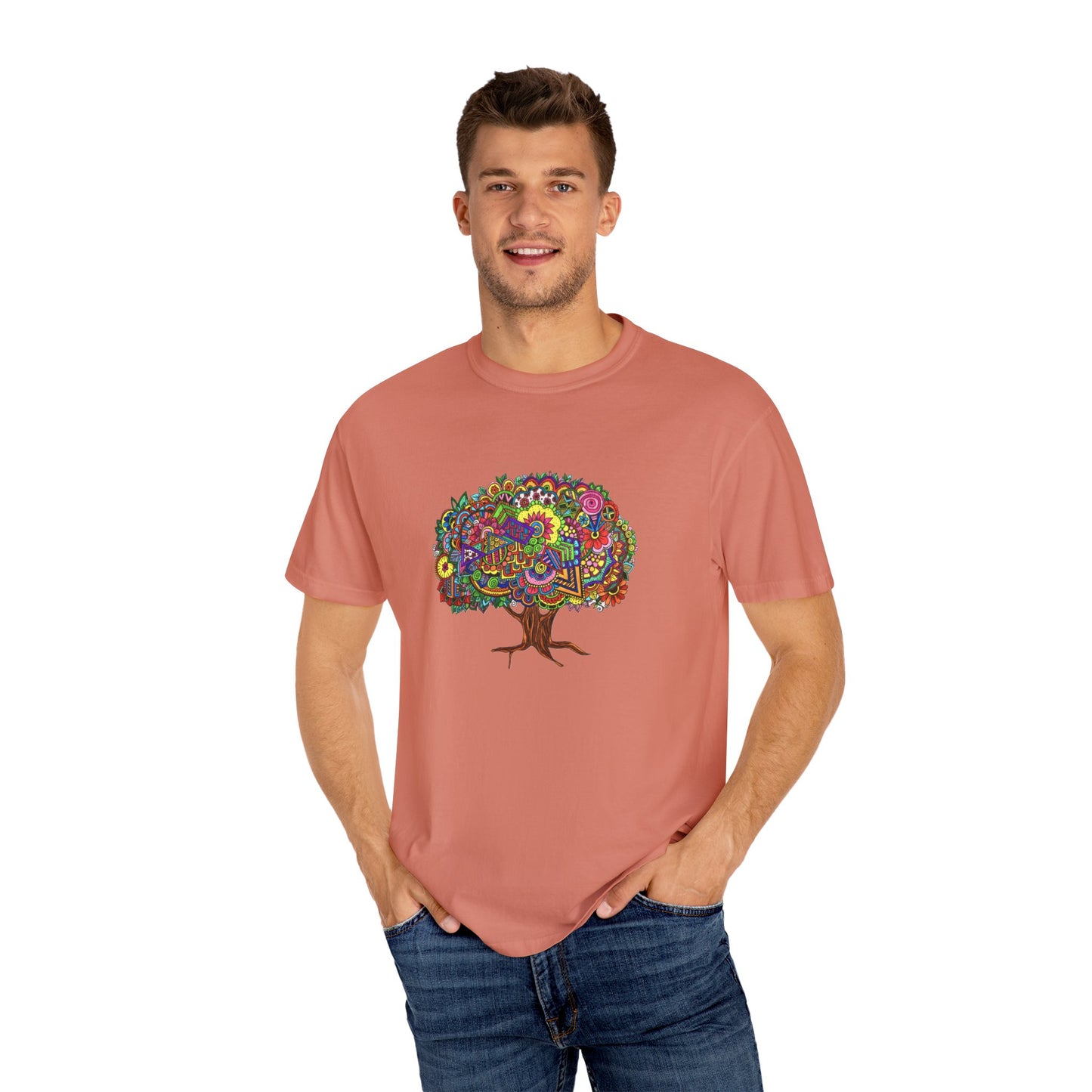 Unisex Garment-Dyed T-shirt (Tree of Eden)