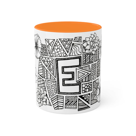 Mugs, 11oz (Monogram E)