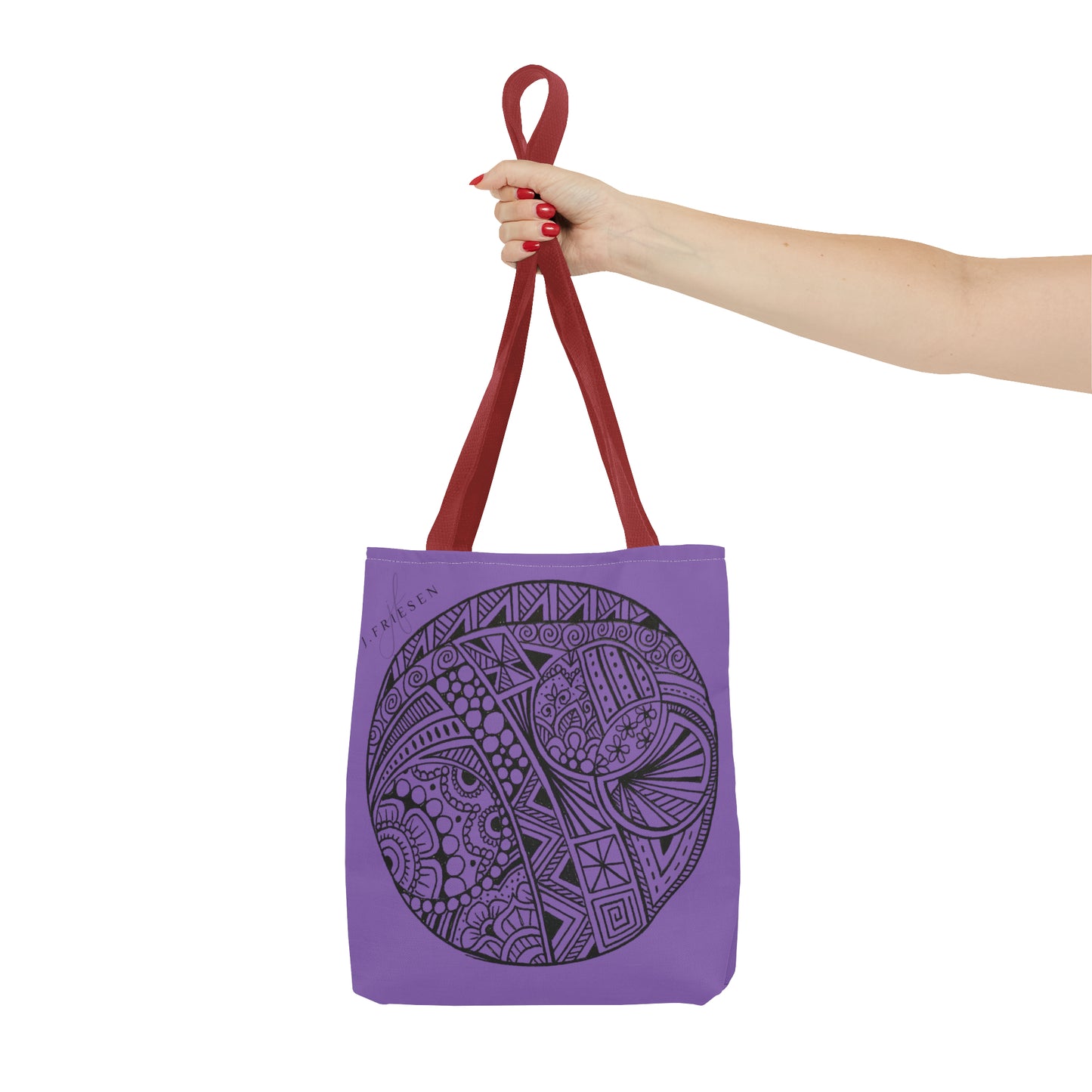 Tote Bag (Purple Circle)