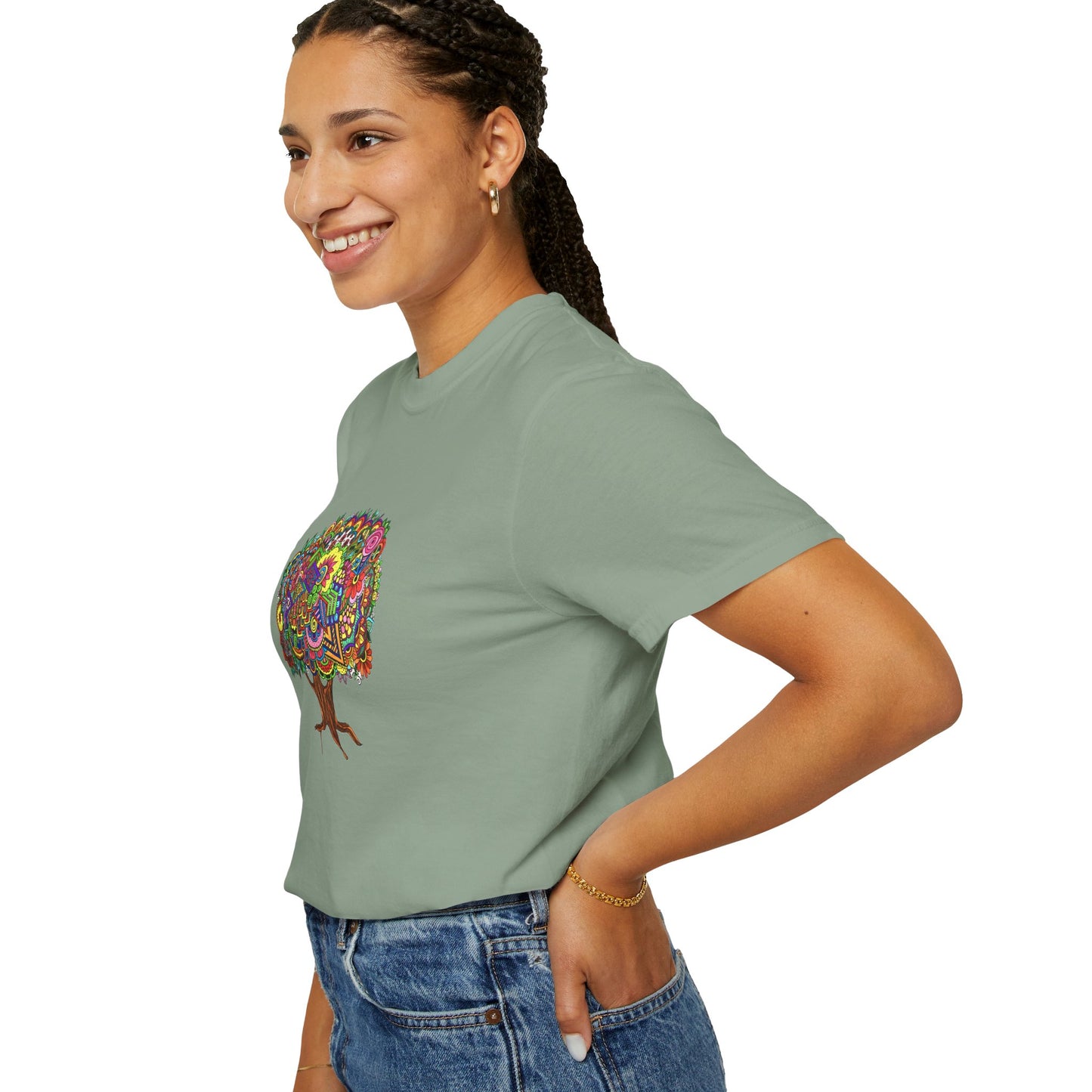 Unisex Garment-Dyed T-shirt (Tree of Eden)