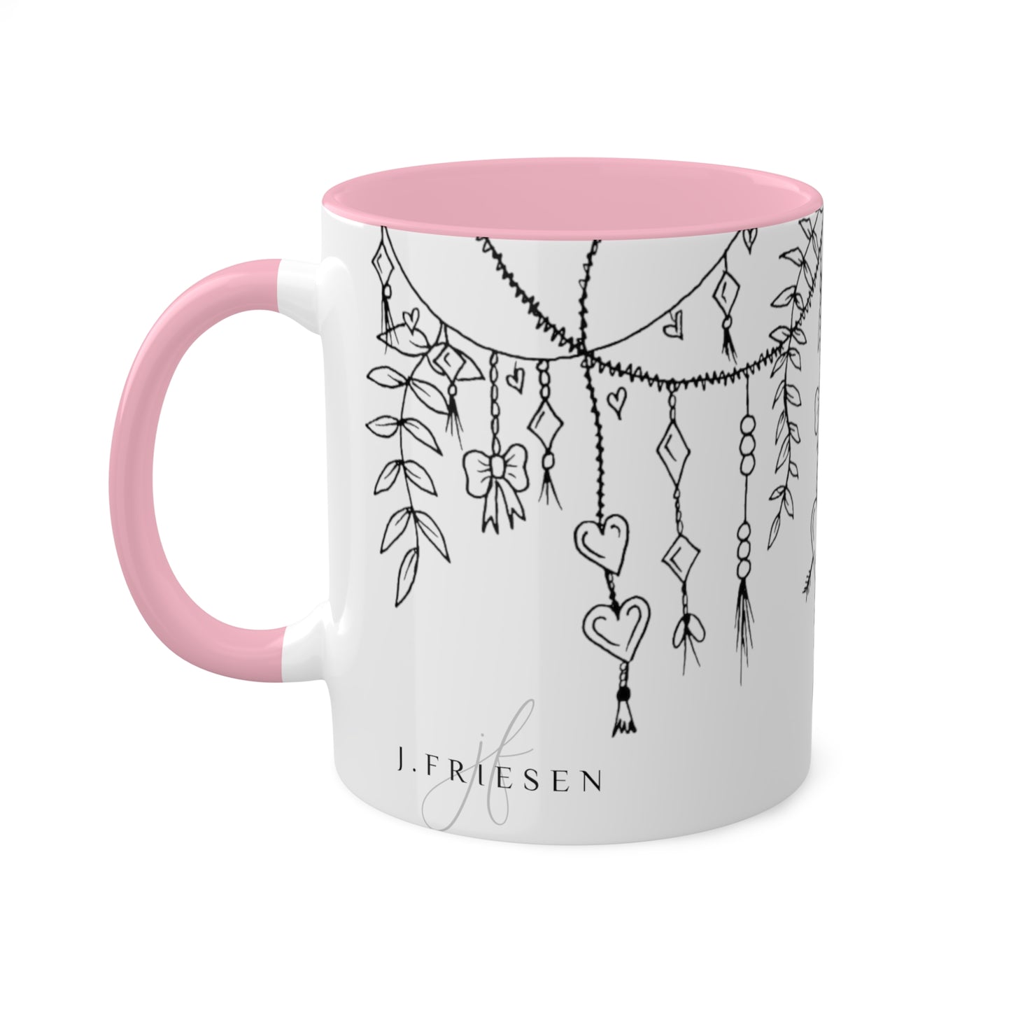 Mugs, 11oz (Draping Hearts)