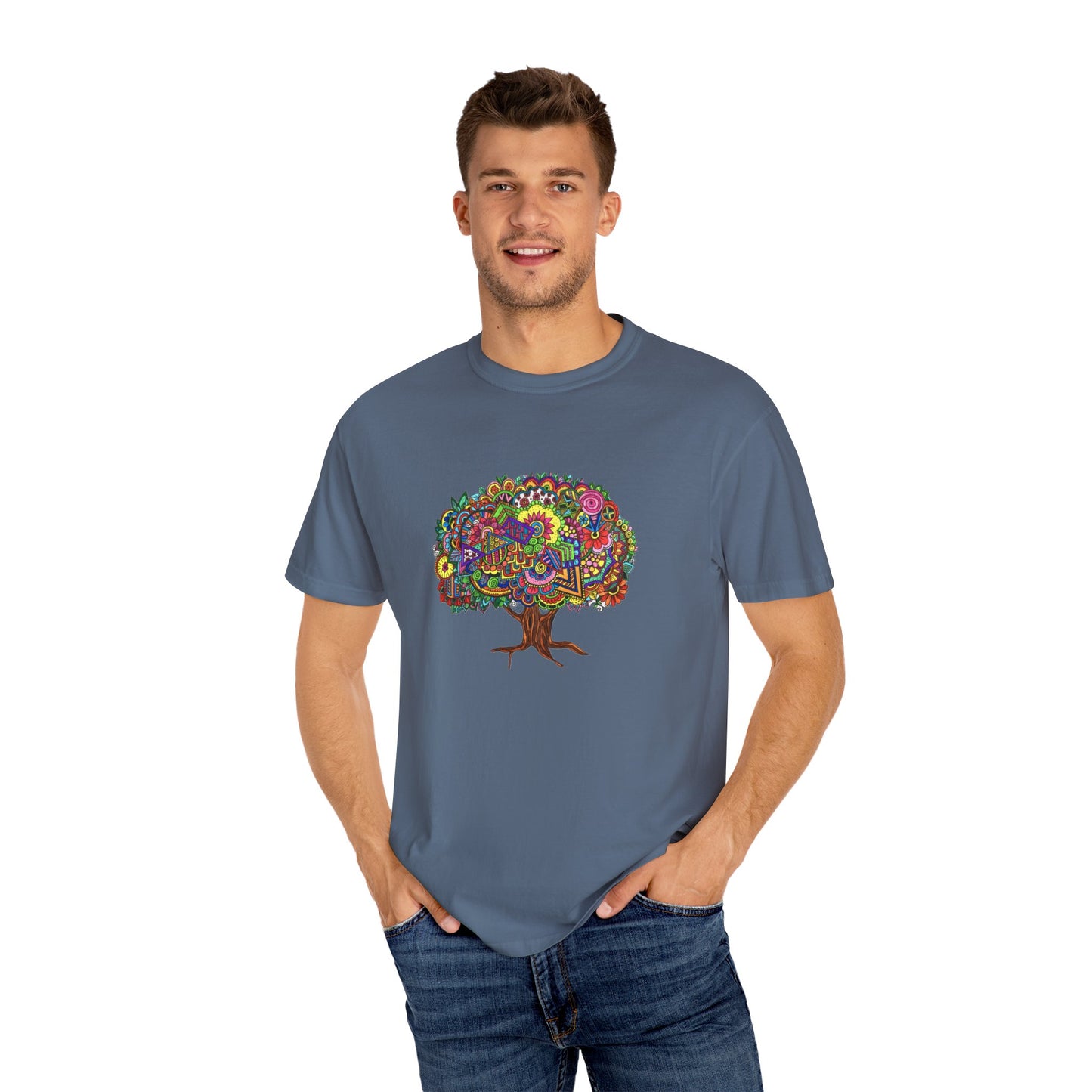Unisex Garment-Dyed T-shirt (Tree of Eden)