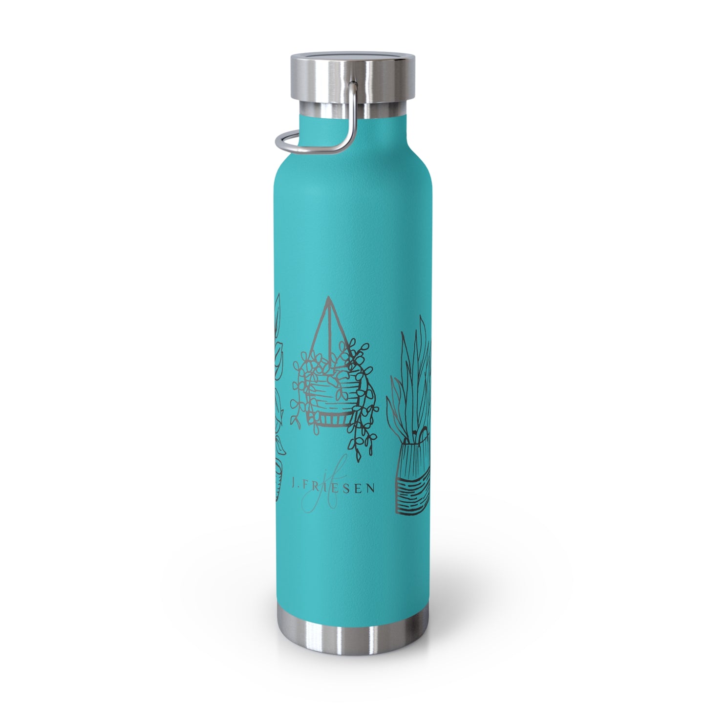 Copper Vacuum Insulated Bottle, 22oz (House Plants)