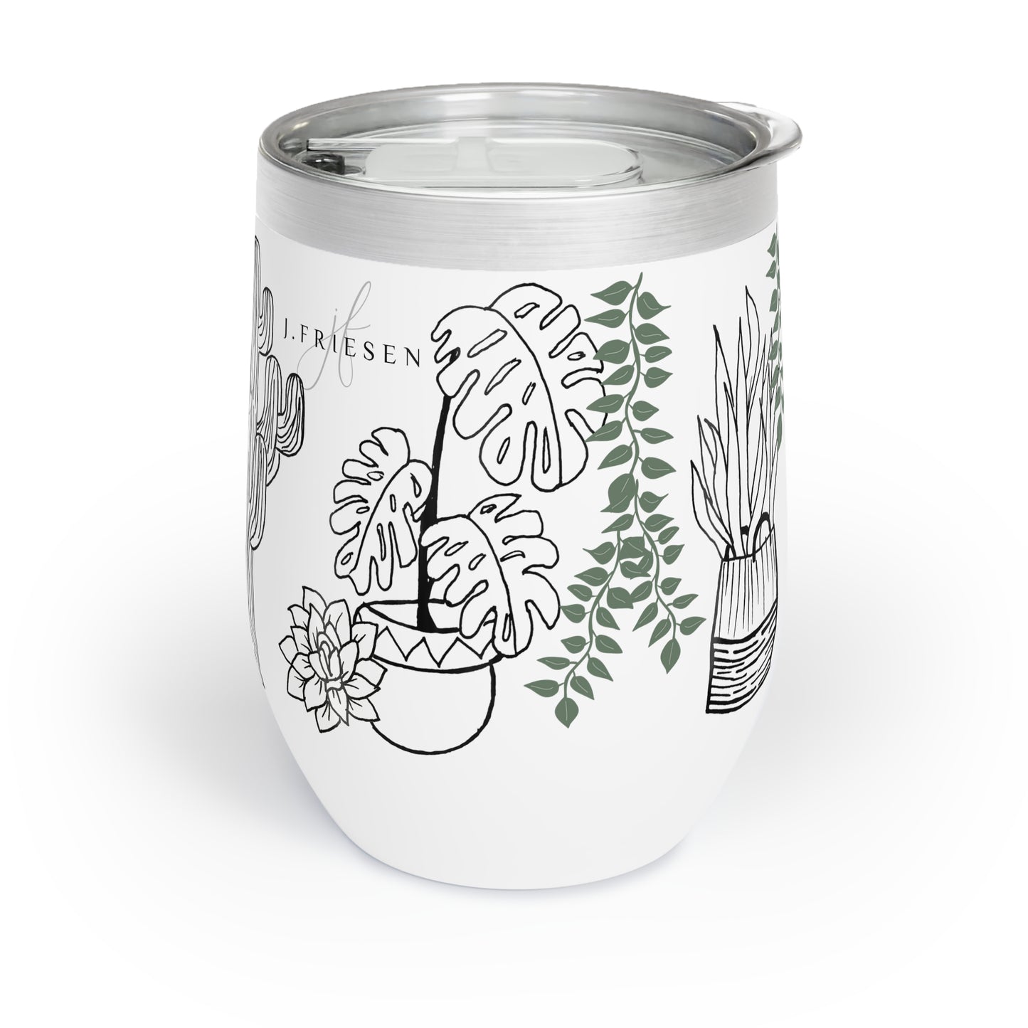 Chill Wine Tumbler (Succulents)