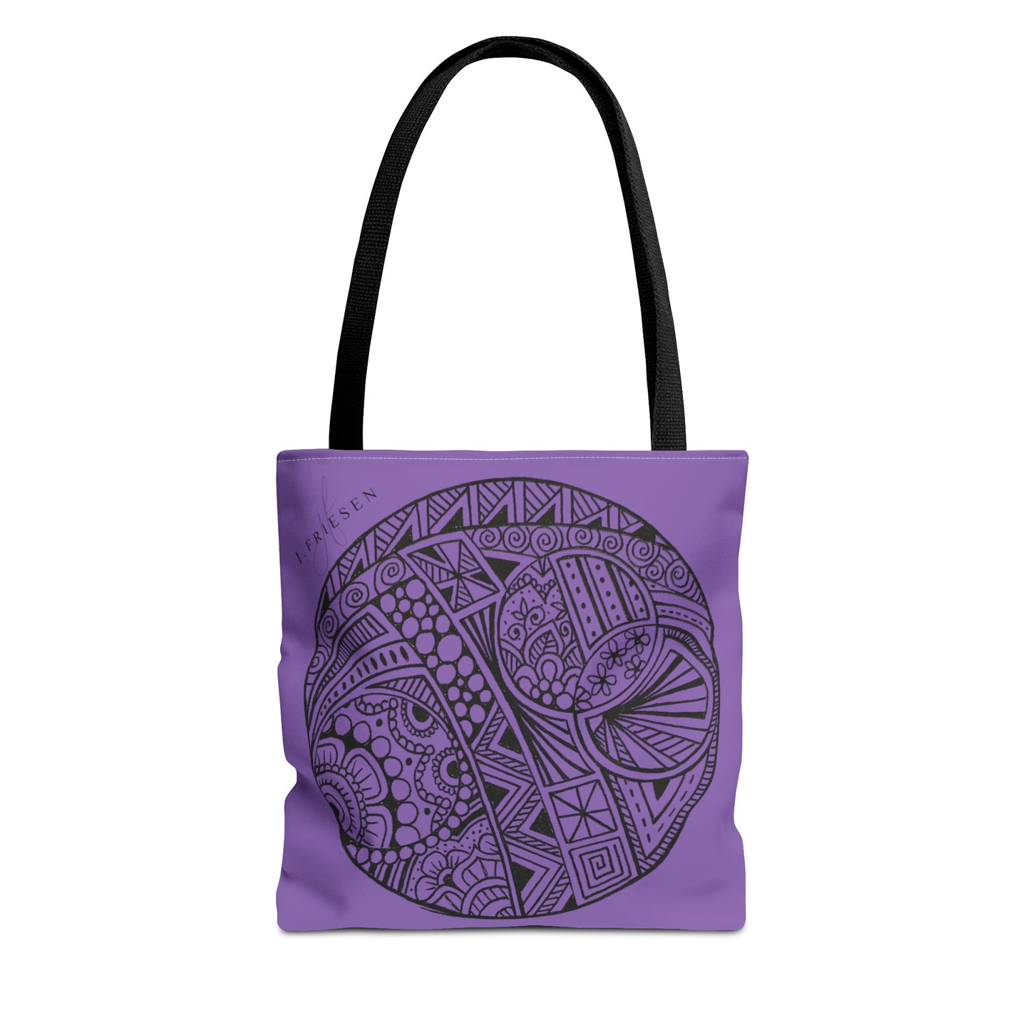 Tote Bag (Purple Circle)