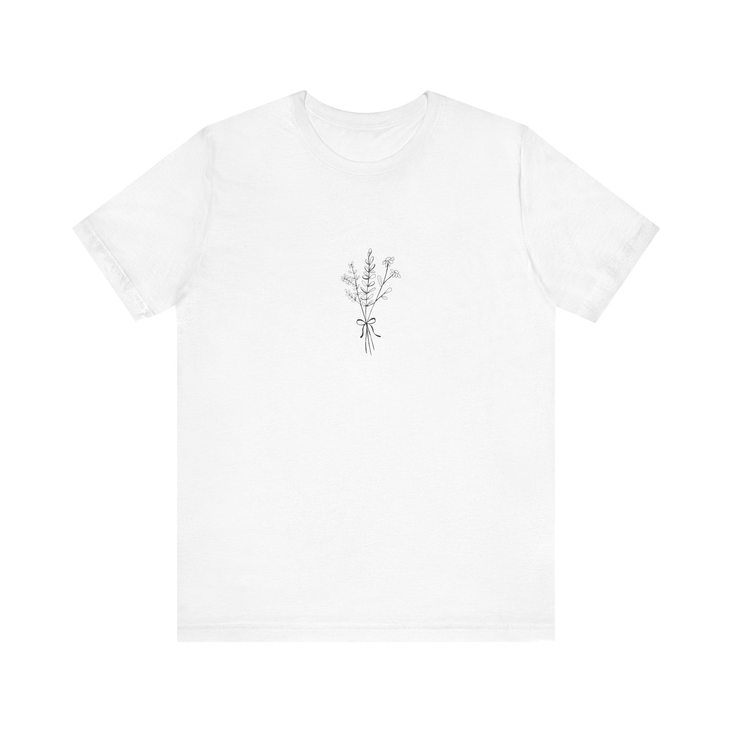 Jersey Short Sleeve Tee (Delicate Flower)