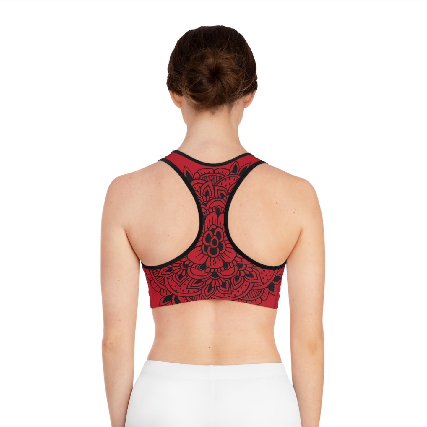 Sports Bra (Red Mandala)