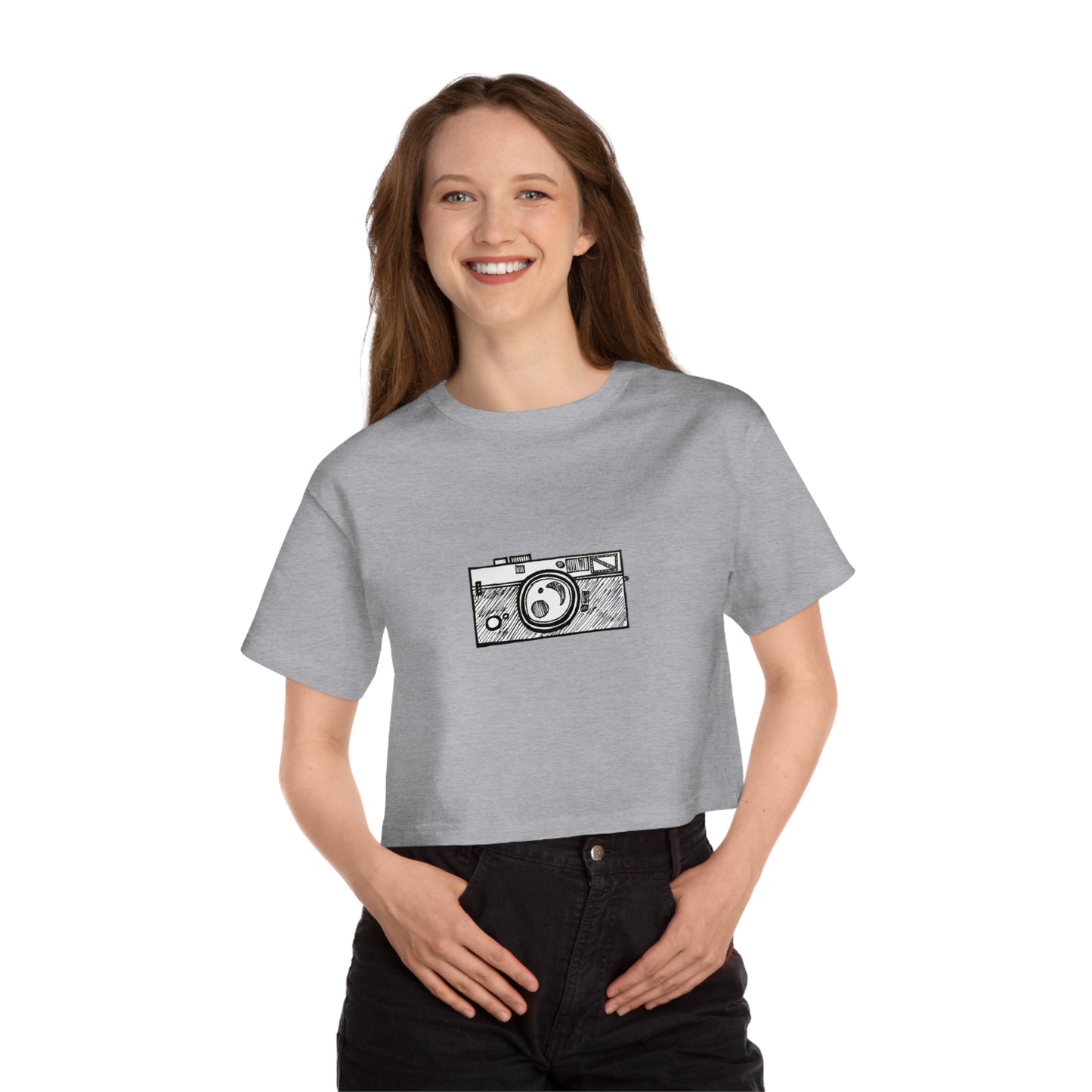 Women's Cropped Top (Camera)